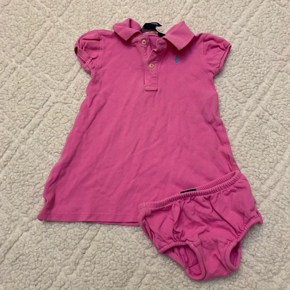 Ralph Lauren Pink Polo Dress w/ Bloomers